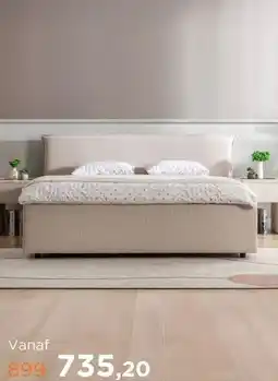TotaalBED Bed Lommel | 140 x 200 cm | Sino 972, ecru aanbieding