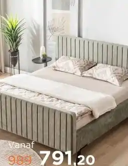 TotaalBED Bed Marke | 140 x 200 cm | Adore 626, tijm aanbieding