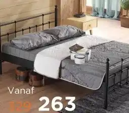 TotaalBED Bed Bern | 140 x 200 cm | Antraciet aanbieding