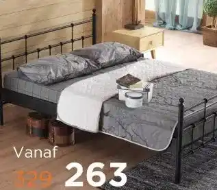 TotaalBED Bed Bern | 140 x 200 cm | Antraciet aanbieding