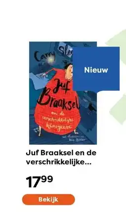 The Read Shop Juf Braaksel en de verschrikkelijke klopgeest aanbieding