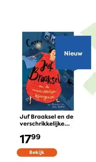 The Read Shop Juf Braaksel en de verschrikkelijke klopgeest aanbieding