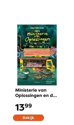 The Read Shop Ministerie van Oplossingen en de verdwijning van mevrouw Vis aanbieding