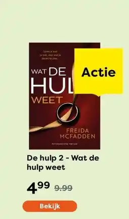 The Read Shop De hulp 2 - Wat de hulp weet aanbieding