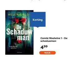 The Read Shop Connie Woolwine 1 - De schaduwman aanbieding