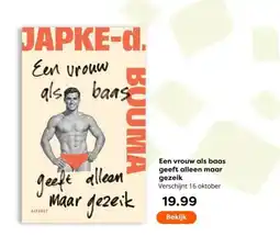 The Read Shop Een vrouw als baas geeft alleen maar gezeik aanbieding