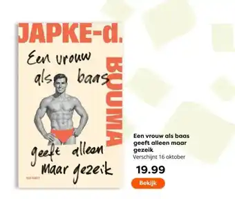The Read Shop Een vrouw als baas geeft alleen maar gezeik aanbieding