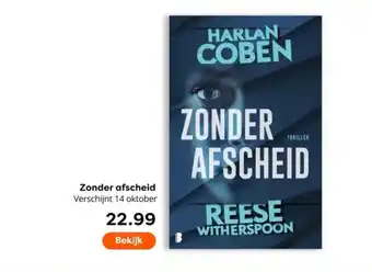 The Read Shop Zonder afscheid` aanbieding