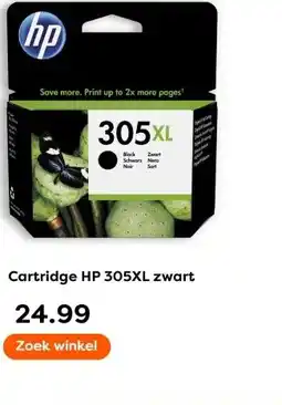 The Read Shop Cartridge HP 305XL zwart aanbieding