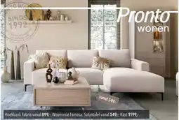 Pronto wonen Hoekbank Fabria aanbieding