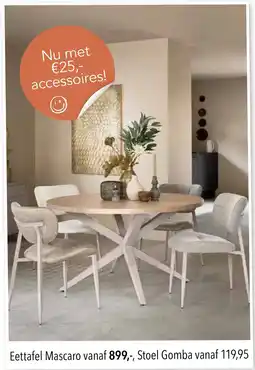 Pronto wonen Eettafel Mascaro aanbieding