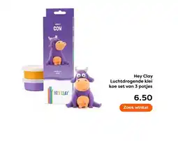 The Read Shop Hey Clay Luchtdrogende klei koe aanbieding