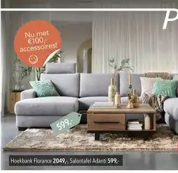 Pronto wonen Hoekbank Florance aanbieding
