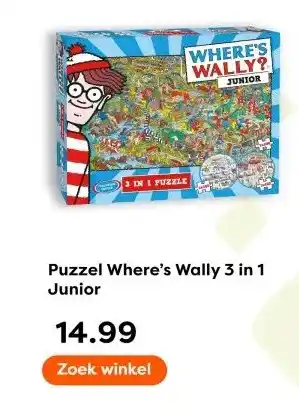 The Read Shop Puzzel Where's Wally aanbieding