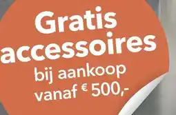 Pronto wonen Gratis accessoires aanbieding
