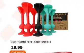 The Read Shop Tossit Starter Pack Rood Turquoise aanbieding