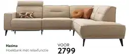 Profijt Meubel Hazima Hoekbank mét relaxfunctie aanbieding