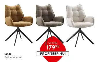 Profijt Meubel Rindo Eetkamerstoel aanbieding
