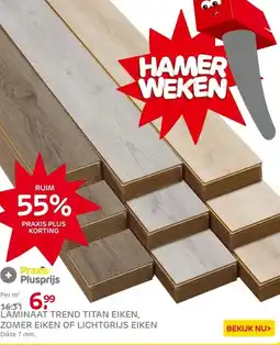 Praxis PVC Vloer Horizon Naturel Eik - aanbieding
