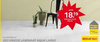 Praxis DecoMode laminaat - Aqua Large Sumatra - aanbieding