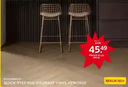 Praxis QUICK-STEP PVC VISGRAAT VINYL HERITAGE aanbieding
