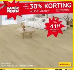 Praxis QUICK-STEP PVC TEGEL VINYL aanbieding