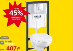 Praxis Grohe Solido Inbouwtoilet set met aanbieding
