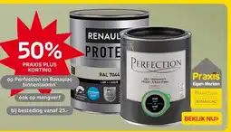 Praxis Perfection en Renaulac binnenlakken aanbieding