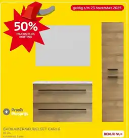 Praxis BADKAMERMEUBELSET CARLO aanbieding