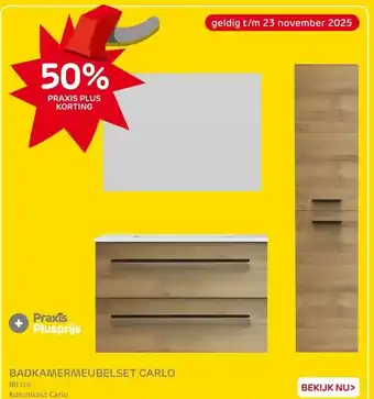 Praxis BADKAMERMEUBELSET CARLO aanbieding