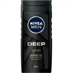 Plein.nl NIVEA Men Douchegel Deep Clean 250 aanbieding