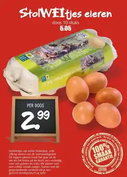 MCD Supermarkt StolWEItjes eieren aanbieding