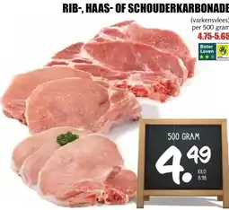 MCD Supermarkt RIB-, HAAS-OF SCHOUDERKARBONADE aanbieding