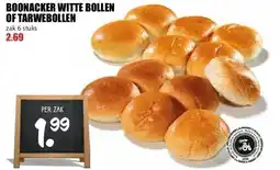 MCD Supermarkt BOONACKER WITTE BOLLEN OF TARWEBOLLEN aanbieding