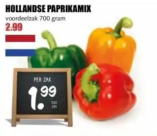MCD Supermarkt HOLLANDSE PAPRIKAMIX aanbieding