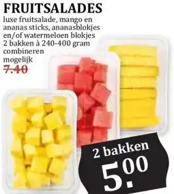 MCD Supermarkt FRUITSALADES aanbieding
