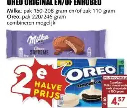 MCD Supermarkt MILKA BISCUIT. OREO ORIGINAL EN/OF ENROBED aanbieding