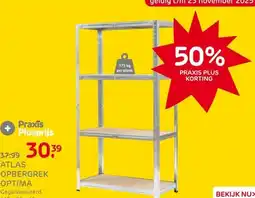 Praxis Opbergrek Atlas Optima 148x80x40 Galva aanbieding