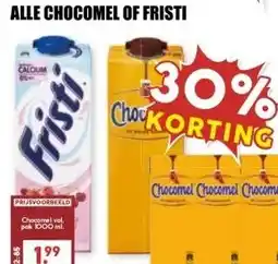 MCD Supermarkt ALLE CHOCOMEL OF FRISTI aanbieding