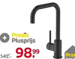 Praxis AquaVive keukenkraan Fonti mat zwart aanbieding