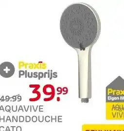 Praxis AquaVive handdouche Cato RVS look aanbieding