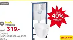 Praxis Grohe Solido Inbouwtoilet set met aanbieding