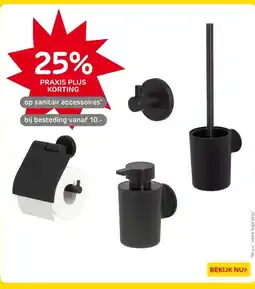 Praxis sanitair accessoires aanbieding