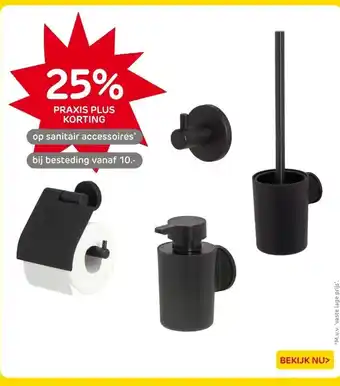 Praxis sanitair accessoires aanbieding