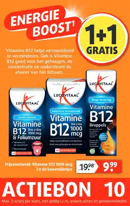 Lucovitaal Vitamine B12 aanbieding