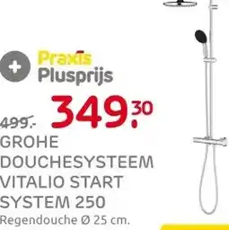 Praxis Grohe Regendouche Vitalio Start aanbieding