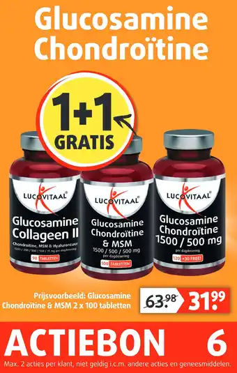 Lucovitaal Glucosamine Chondroïtine aanbieding
