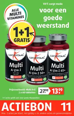 Lucovitaal ALLE MULTI VITAMINES aanbieding