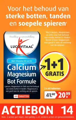 Lucovitaal Calcium Magnesium Bot Formule aanbieding