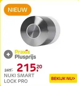 Praxis Nuki Slim Deurslot Smart Lock Pro - aanbieding